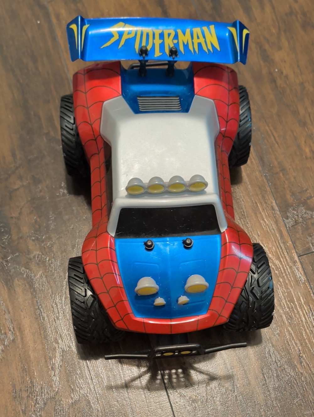 Spiderman Remote Control Stunt Car - Red & Blue